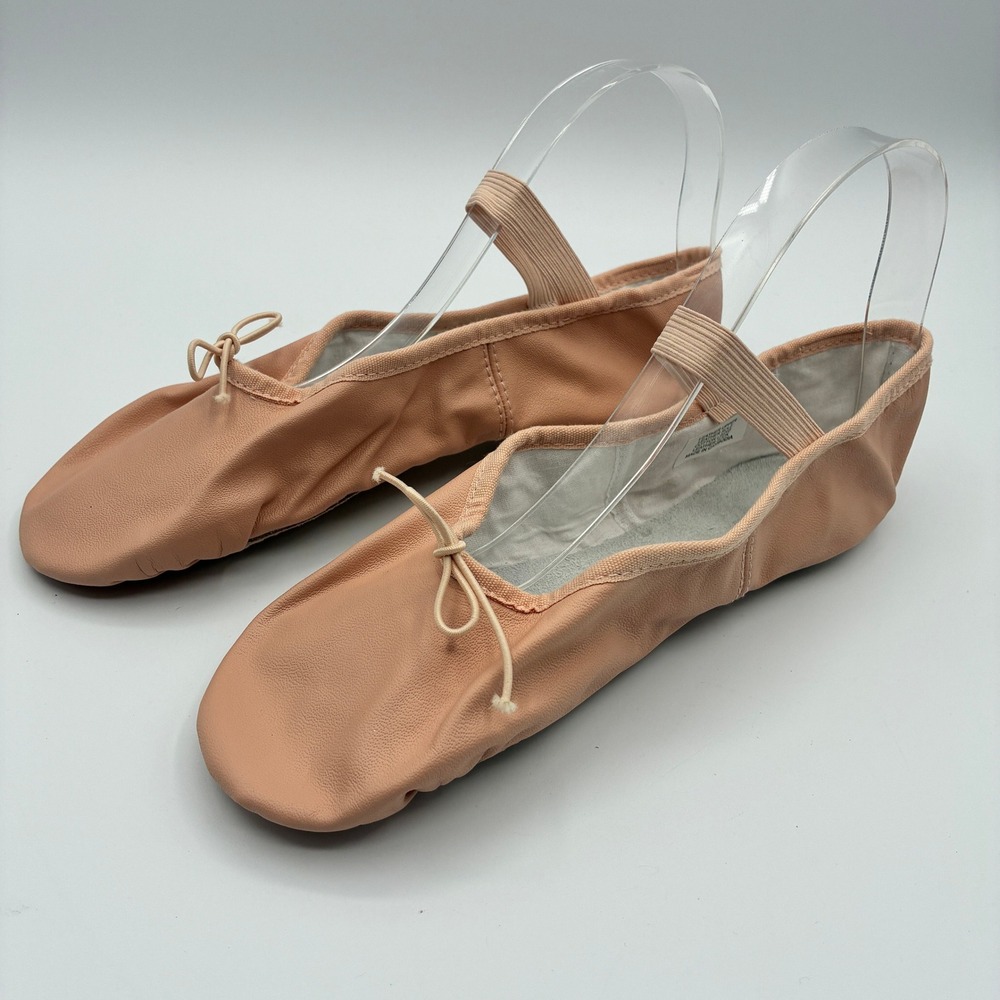 NEW Bloch Ballet Slippers Women 5.5C Pink Leather Dansoft Full Sole S0205L